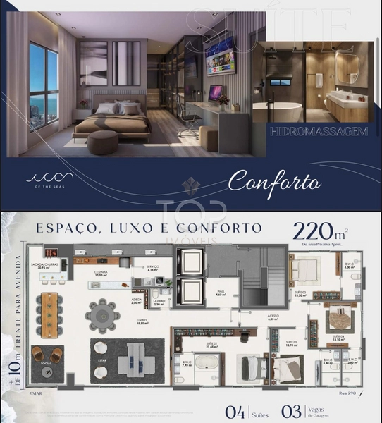 LANÇAMENTO DE PENTHOUSE EM MEIA PRAIA: 2ª foto da galeria de imagens do imóvel