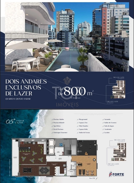 LANÇAMENTO DE PENTHOUSE EM MEIA PRAIA: 3ª foto da galeria de imagens do imóvel