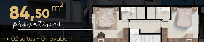 SOBRADO 2 SUITES EM BALNEARIO PEREQUE: 5ª foto da galeria de imagens do imóvel