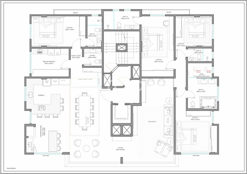 APARTAMENTO COM 4 SUÍTES NA QUADRA DO MAR: 27ª foto da galeria de imagens do imóvel
