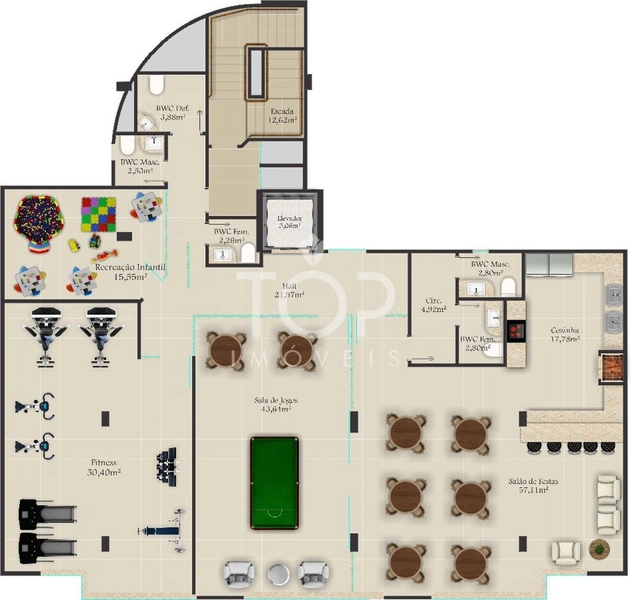 APTO MOBILIADO C/ ÓTIMA LOCALIZAÇÃO: 2ª foto da galeria de imagens do imóvel