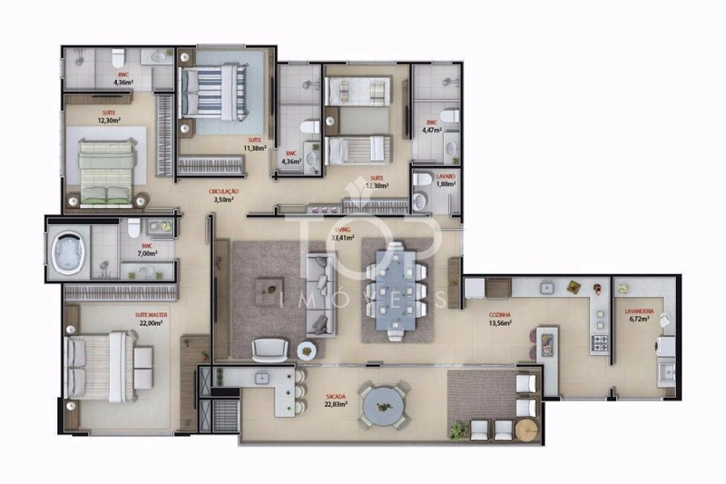 LINDO APARTAMENTO EM MEIA PRAIA: 1ª foto da galeria de imagens do imóvel