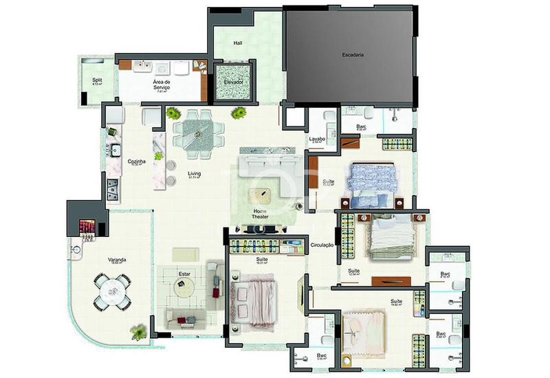 SEU APARTAMENTO NA BELÍSSIMA MEIA PRAIA/SC: 38ª foto da galeria de imagens do imóvel