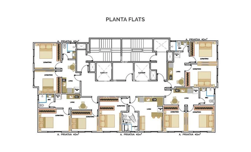 SEU FLAT, NA BELÍSSIMA MEIA PRAIA/SC: 3ª foto da galeria de imagens do imóvel