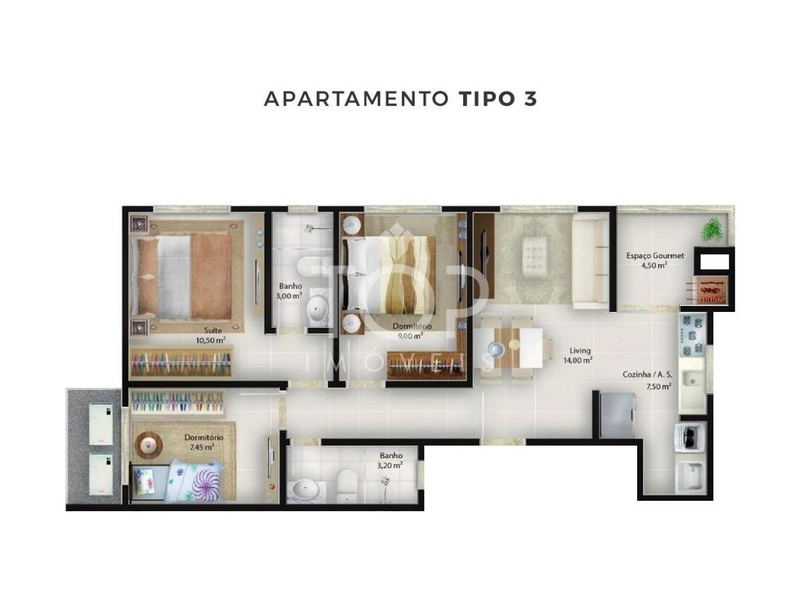LINDO APARTAMENTO COM LAZER EM ITAPEMA!: 10ª foto da galeria de imagens do imóvel