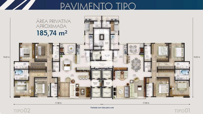 LUXO, MAIOR PRÉDIO DA AMERICA LATINA - BALNEÁRIO : 18ª foto da galeria de imagens do imóvel