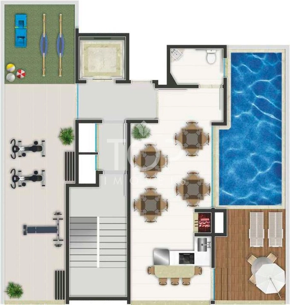 01 APARTAMENTO POR ANDAR COM ÓTIMA LOCALIZAÇÃO!!: 2ª foto da galeria de imagens do imóvel