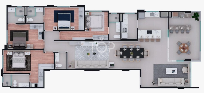 APARTAMENTO FRENTE MAR DIFERENCIADO LUXO: 17ª foto da galeria de imagens do imóvel