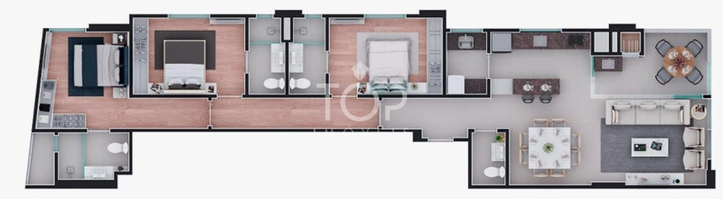 APARTAMENTO FRENTE MAR DIFERENCIADO LUXO: 16ª foto da galeria de imagens do imóvel