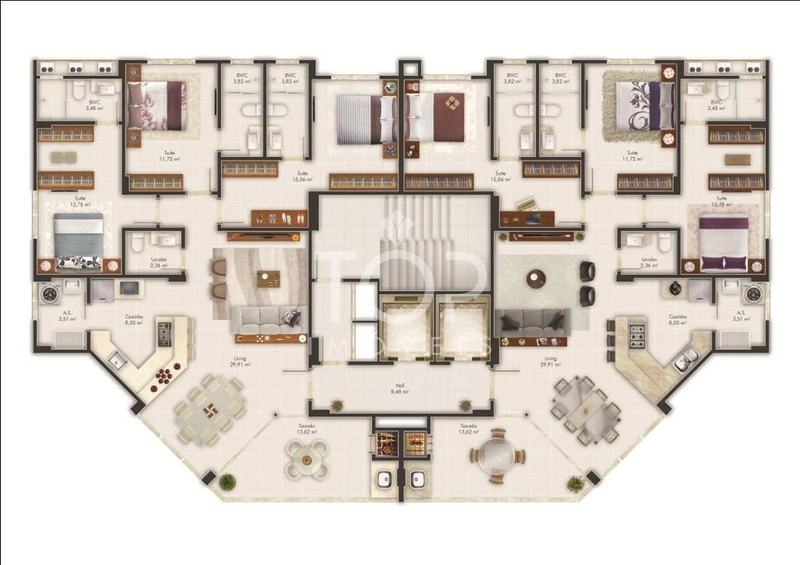 EXCELENTE APARTAMENTO EM MEIA-PRAIA!: 9ª foto da galeria de imagens do imóvel
