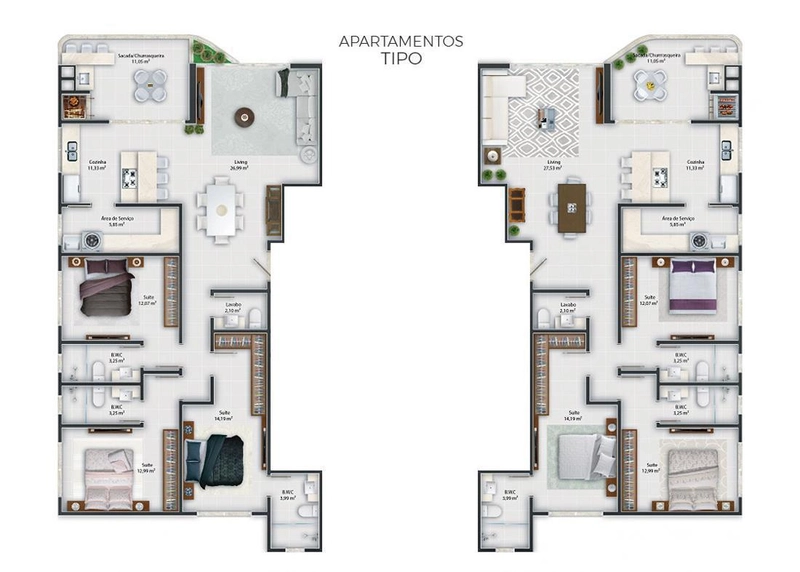 APARTAMENTO PRONTO VENDA MEIA PRAIA ITAPEMA: 21ª foto da galeria de imagens do imóvel