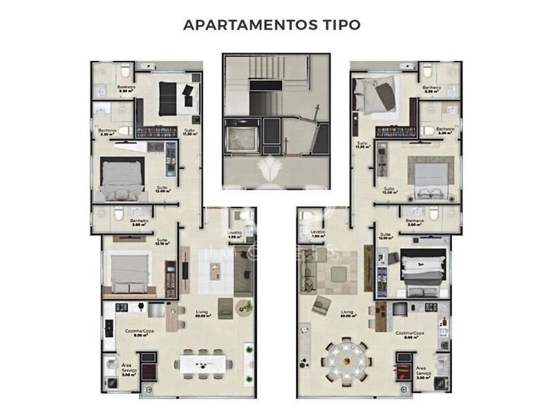 OPORTUNIDADE! APARTAMENTO EM MEIA PRAIA 3 SUÍTES: 2ª foto da galeria de imagens do imóvel
