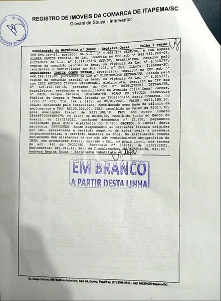TERRENO LEGALIZADO PERMUTÁVEL EM IMÓVEL : 3ª foto da galeria de imagens do imóvel