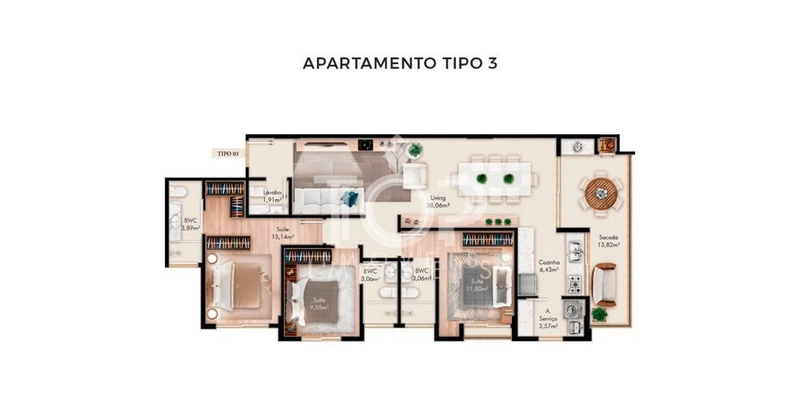EMPREENDIMENTO FANTÁSTICO EM MEIA PRAIA/ ITAPEMA: 15ª foto da galeria de imagens do imóvel