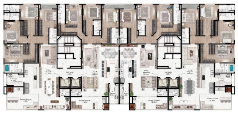 EXCELENTE APARTAMENTO 3 SUÍTES 2 VAGAS : 9ª foto da galeria de imagens do imóvel