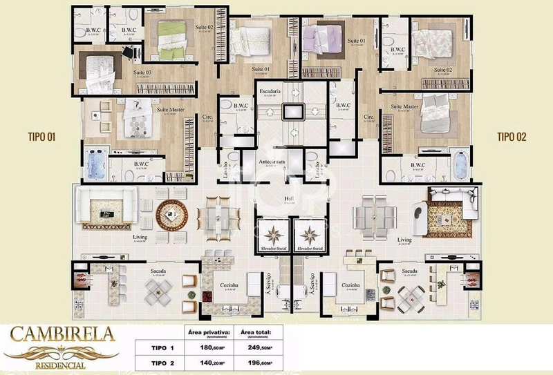 ÓTIMO APARTAMENTO NA QUADRA DO MAR! 3 SUÍTES NOVO: 6ª foto da galeria de imagens do imóvel