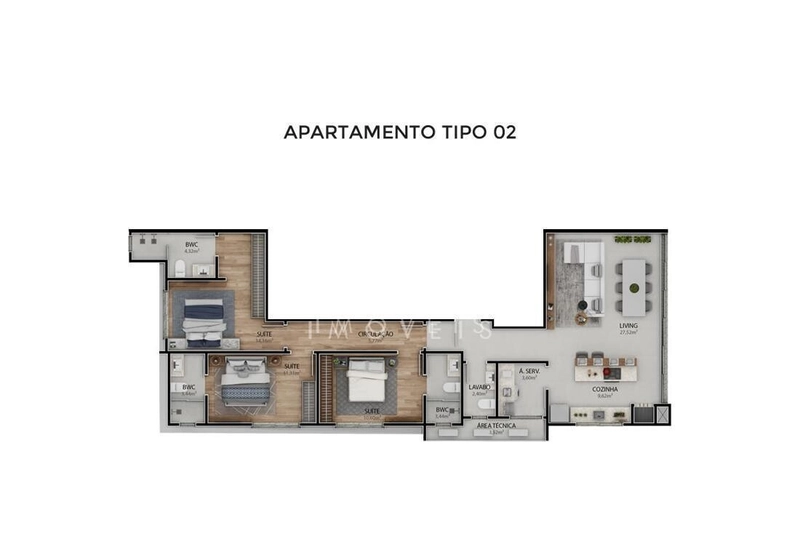 LINDO APTO FRENTE MAR COM 3 SUITES EM BAL. PEREQUE: 53ª foto da galeria de imagens do imóvel