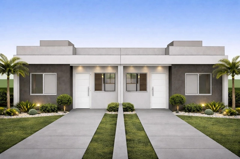 CASA MAIS BARATA PRÓXIMA AO MAR | 2 DORMITÓRIOS | 4 QUADRAS DO MAR