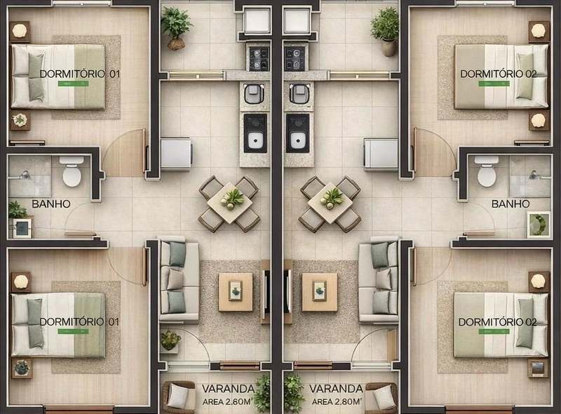 CASA MAIS BARATA PRÓXIMA AO MAR | 2 DORMITÓRIOS | 4 QUADRAS DO MAR: 2ª foto da galeria de imagens do imóvel