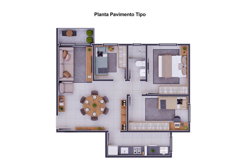 Lançamento em Foz do Iguaçu: 3ª foto da galeria de imagens do imóvel