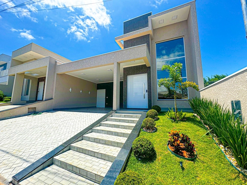 Casa nova toda planejada no condominio sunset