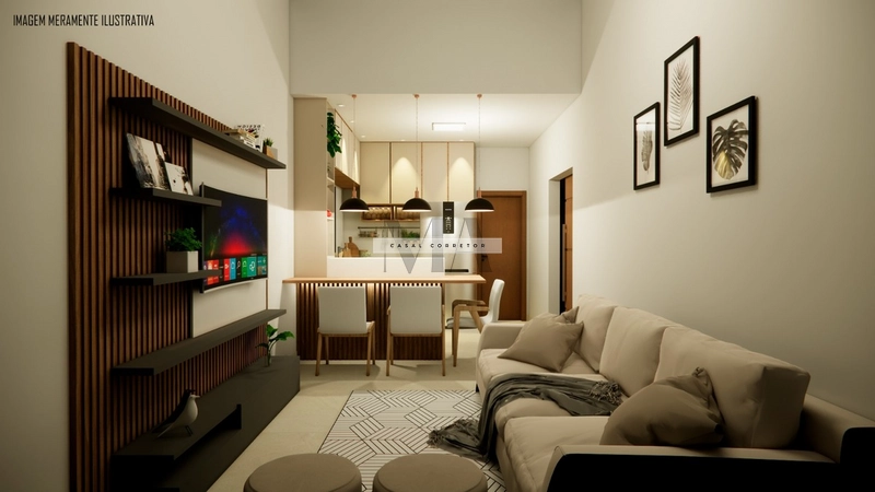 Casa no Parque dos Flamboyant: 4ª foto da galeria de imagens do imóvel