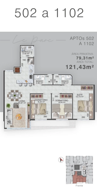 Residencial Lê Parc: 12ª foto da galeria de imagens do imóvel