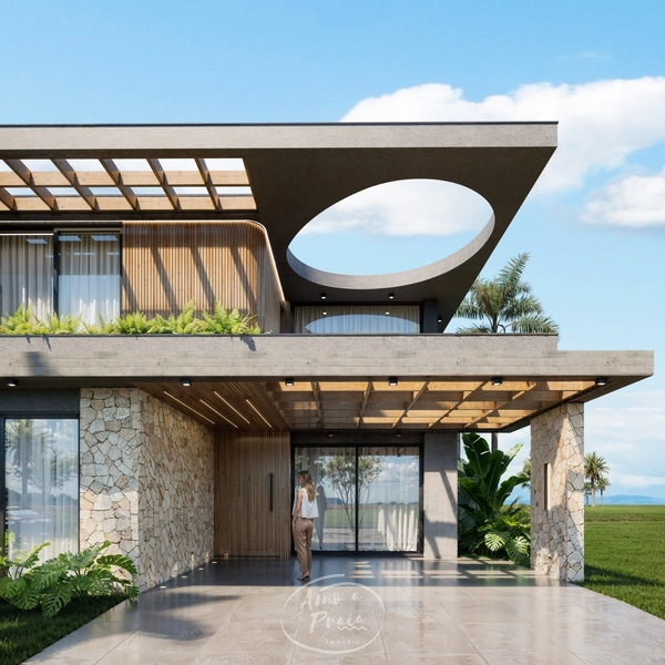 Casa beira-lago com 4 suítes no Condomínio Wave: 4ª foto da galeria de imagens do imóvel