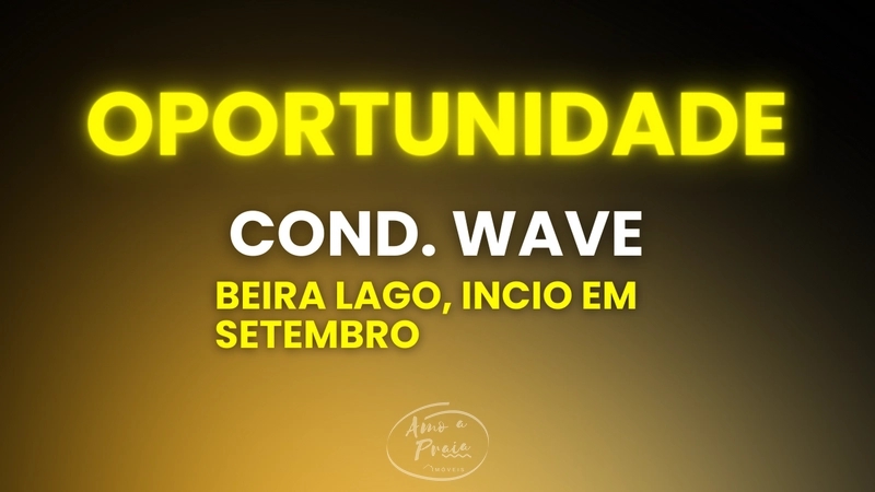 Projeto novo no Wave: 1ª foto da galeria de imagens do imóvel