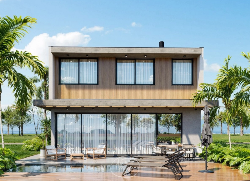 Casa beira-lago com 4 suítes no Condomínio Wave: 6ª foto da galeria de imagens do imóvel