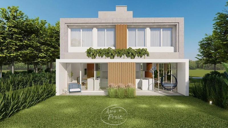 Casas Geminadas no Condomínio Santorini com 3 Dormitórios e 1 Suíte: 10ª foto da galeria de imagens do imóvel