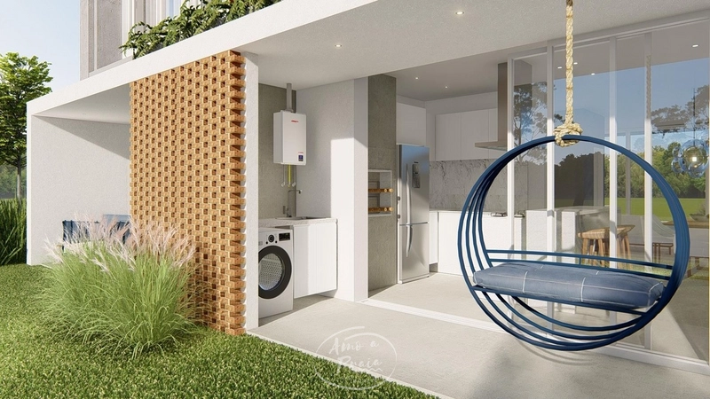 Casas Geminadas no Condomínio Santorini com 3 Dormitórios e 1 Suíte: 12ª foto da galeria de imagens do imóvel