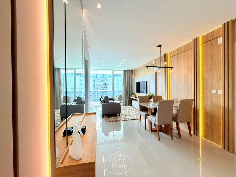 *Ed. MIRAGE, apartamento mobiliado e decorado-60X*: 4ª foto da galeria de imagens do imóvel