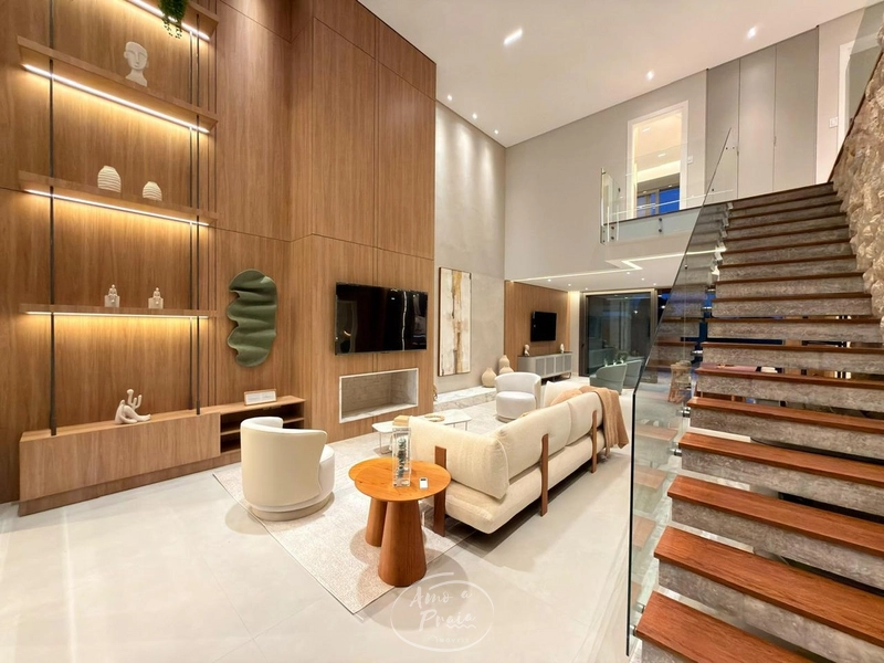 Casa com 4 Suítes, Cinema e Piscina no Condomínio Sunset: 7ª foto da galeria de imagens do imóvel