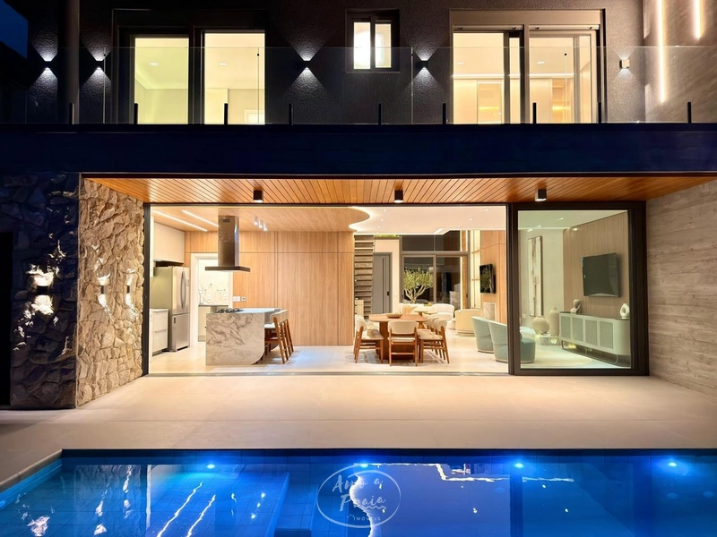 Casa com 4 Suítes, Cinema e Piscina no Condomínio Sunset: 30ª foto da galeria de imagens do imóvel