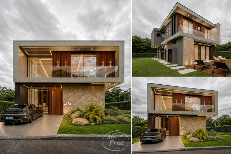 Casa com 4 suítes no Condomínio Sunset: 2ª foto da galeria de imagens do imóvel