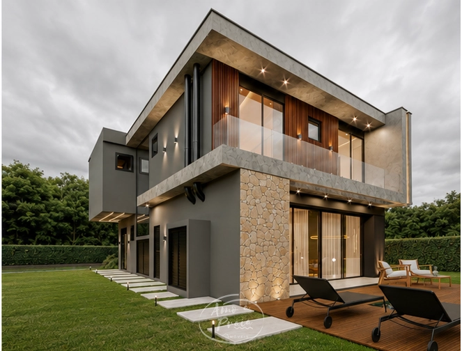 Casa com 4 suítes no Condomínio Sunset: 1ª foto da galeria de imagens do imóvel