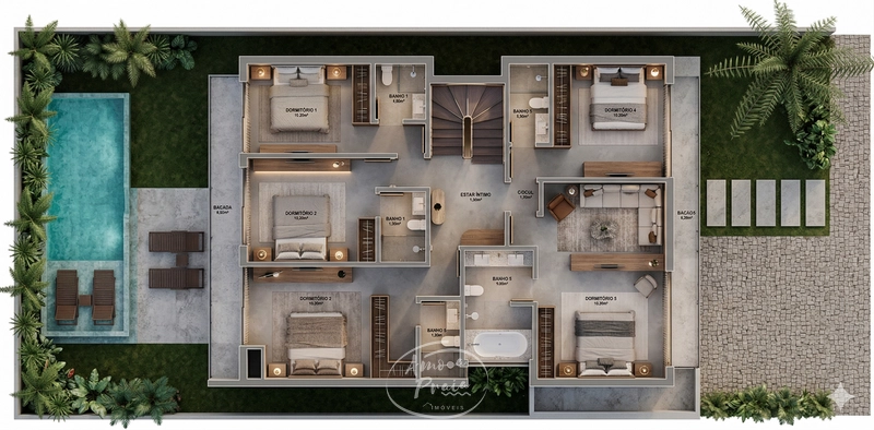 SOBRADO NO CONDOMINIO AMARE: 3ª foto da galeria de imagens do imóvel