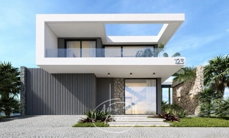 Casa de alto padrão com 6 suítes e piscina em Atlântida: 1ª foto da galeria de imagens do imóvel
