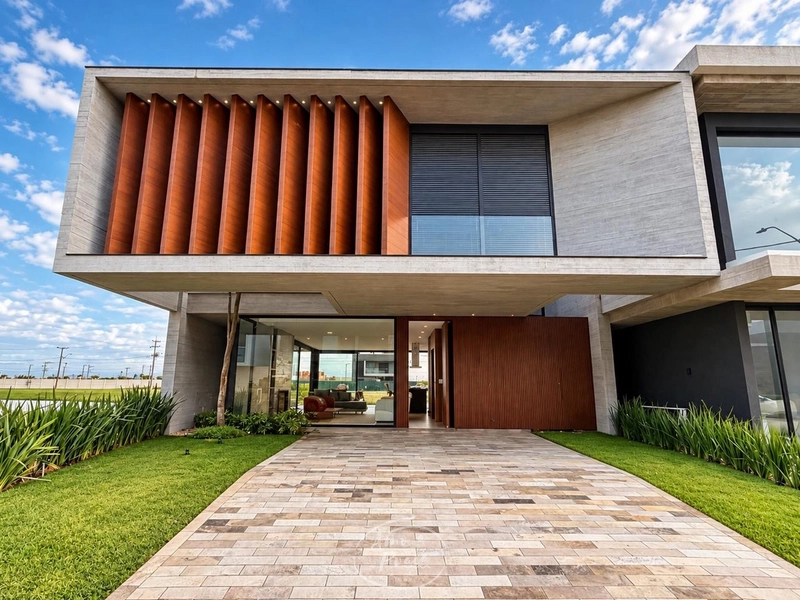 Casa Beira-Lago com 4 Suítes no Condomínio Zen