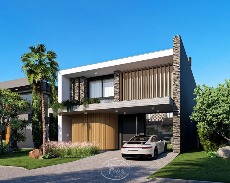 Casa Moderna com 4 Suítes no Condomínio Zen: 3ª foto da galeria de imagens do imóvel