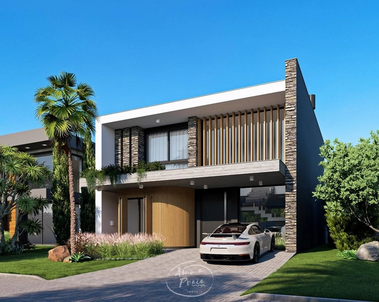 Casa Moderna com 4 Suítes no Condomínio Zen: 1ª foto da galeria de imagens do imóvel