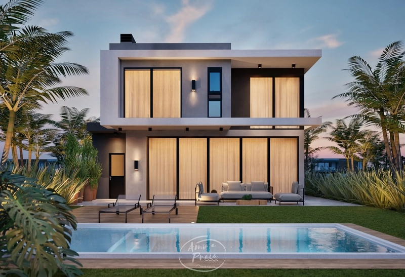 Casa de Alto Padrão com 5 Suítes no Condomínio Riviera: 2ª foto da galeria de imagens do imóvel