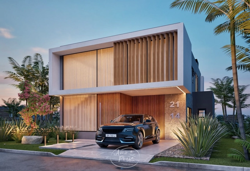 Casa de Alto Padrão com 5 Suítes no Condomínio Riviera: 1ª foto da galeria de imagens do imóvel