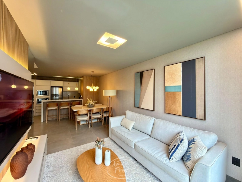 Apartamento Decorado de 1 Dormitório no Livin Resort