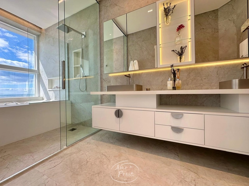 Apartamento de Alto Padrão com 4 Suítes e Vista para o Mar: 13ª foto da galeria de imagens do imóvel