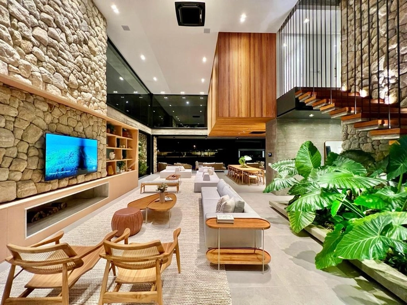 MANSÃO A BEIRA LAGO NO CONDOMÍNIO SENSE: 4ª foto da galeria de imagens do imóvel