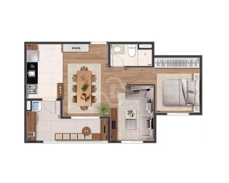 Apartamento com 2 dormitórios na Aldeia de Barueri: 10ª foto da galeria de imagens do imóvel
