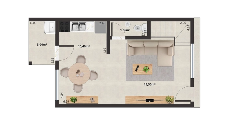 Casa com 02 suítes, na Planta- Morada da Granja: 8ª foto da galeria de imagens do imóvel