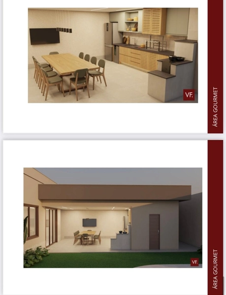 CASA LINEAR  COM 04 QUARTOS SENDO UMA SUÍTE NO JARDIM NORMANDIA: 3ª foto da galeria de imagens do imóvel